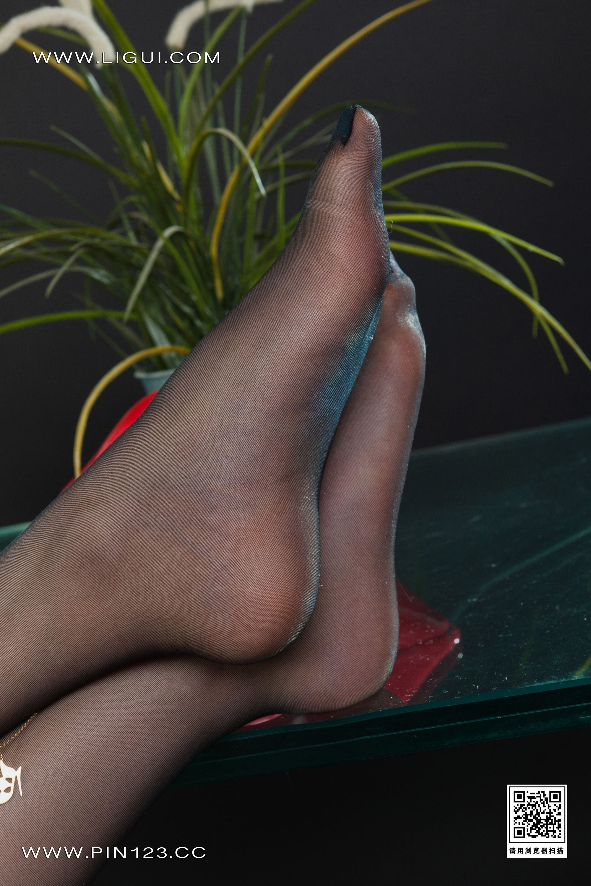 Ligui丽柜 2022.08.15 黑丝迷情 Mia